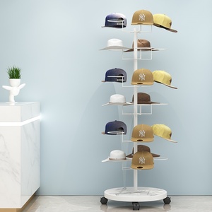 帽架神器帽托落地服装饰品店挂帽子的架子上墙收纳多层帽子展示架