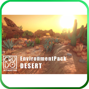 Unity3D 沙漠植物仙人掌模型场景Environment Pack Desert 1.0.1