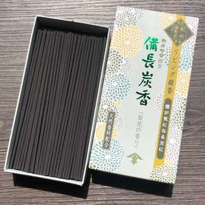 18根分装【一树梨花】日本龟山 备长碳  线香 熏香室内 日式