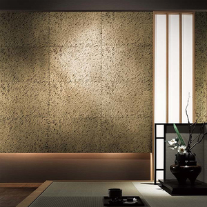 日本原装进口山月日式手工和纸现代简约金箔纸客厅玄关背景墙现货