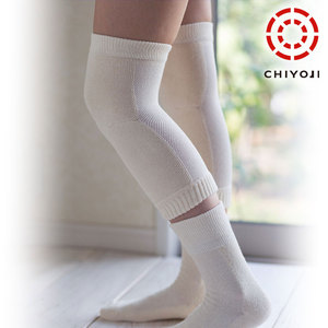 日本制天然蚕丝护腿套舒适保暖透气护膝御寒空调房保护膝盖 2枚装