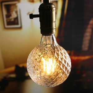 北欧仿古咖啡厅LED爱迪生灯泡吊灯家用客厅餐厅卧室装饰艺术灯具