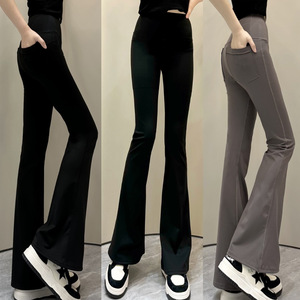 高尔夫女士服装新款运动golf裤微喇打底裤瑜伽薄款芭比裤喇叭裤子