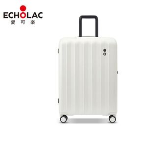 Echolac/爱可乐新品行李箱女20寸万向轮拉杆箱男海关锁登机旅行箱