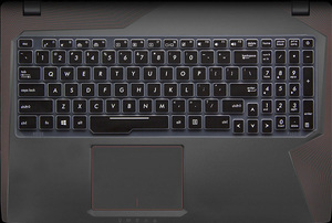 ASUS华硕飞行堡垒超越版FX53VD7700键盘保护贴膜15.6寸尊享版二代7300笔记本6700电脑套6300罩V非夜光非发光