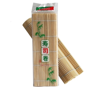 商用寿司工具 海苔包饭材料 白卷帘子席 青竹帘 碳化帘七孔寿司刀