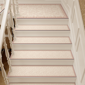 美式楼梯踏步垫子可擦洗自粘防滑地垫硅藻泥室内实木台阶专用地毯