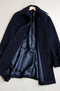 出口原单 进口山羊绒面料日本设计师杰作品质商务男款大衣