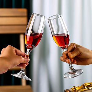 水晶玻璃香槟杯起泡酒高脚杯套装家用创意红酒杯酒杯杯鸡尾酒杯子