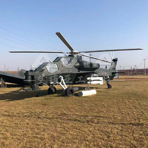 大型铁艺直升机战斗机飞机模型户外公园景点实训基地军事道具定制