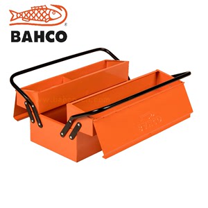 百固BAHCO三五翻斗手提工具箱多功能加厚铁皮五金工具柜收纳箱