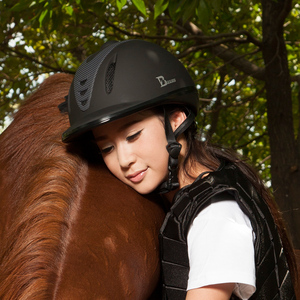 热销透气马术头盔骑马头盔男女骑马装备儿童马术头盔男女儿童骑马