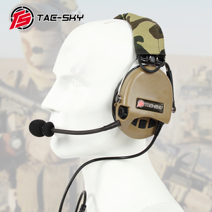 TAC-SKY TCI Liberator II 头戴式高配硅胶耳套降噪拾音耳机沙色