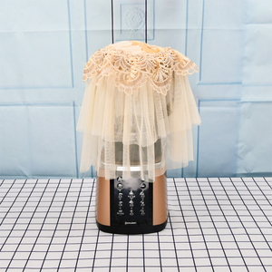 欧式布艺蕾丝盖布豆浆机罩破壁机罩料理机套热水壶家居防尘罩定制