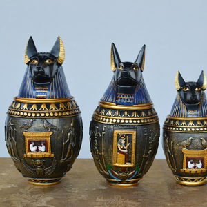 宠物骨灰盒古埃及法老众神守佑埃及原产地进口猫咪狗狗去世骨灰罐