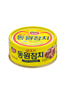 韩国DONGWON/东远原味油浸金枪鱼罐头可用于寿司三明治捏饭团100g