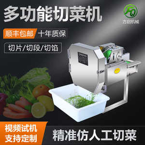 多功能小型商用切菜机韭菜葱花辣椒酸菜切段机自动土豆切丝切片机
