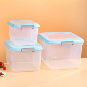 塑料家用装米桶透明带盖防潮五谷杂粮面粉桶收纳储粮102030斤米箱