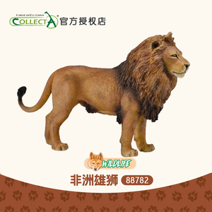 正品英国CollectA我你他非洲雄狮子王仿真动物玩具模型收藏88782