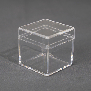 亚克力透明盒 金属立方块包装盒子 多种规格可选 展示盒高透明盒