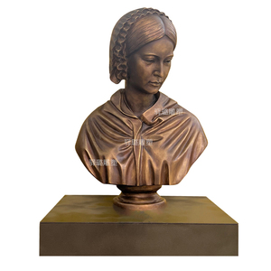 南丁格尔雕塑人物铜像定制真人肖像头像雕像定做铸铜半身像铜雕