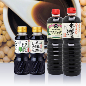 日本特级酱油进口和田宽本酿造日式浓口刺身寿司蘸料昆布调味汁