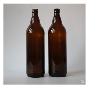 大号2斤精酿瓶 自酿啤酒瓶复古 棕色抗压啤酒瓶子650ml玻璃瓶空瓶