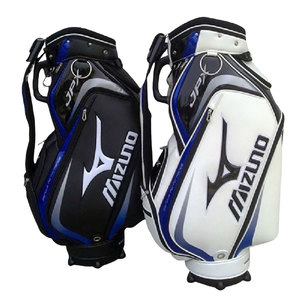 美津浓高尔夫球包 男 轻便高尔夫装备包JPX球袋职业黑白PU球杆包