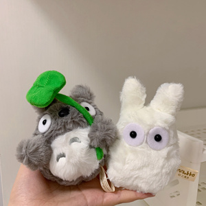日单 宫崎骏经典周边白龙猫毛绒公仔挂件 可爱潮玩包包摆件Totoro