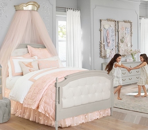 美式实木儿童床1.2米1.5米公主床单人床女孩简欧式卧室套房家具