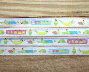 整卷现货 台湾艺舍 和纸胶带 我喜欢香蕉945898风格手帐素材