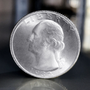 康纳魔术币1932华盛顿25美分硬币 底特律抛硬币魔术币道具钱摆件