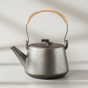 室内家用陶壶明碳火烤茶烧水壶陶壶提梁茶壶煮茶器大容量大号复古