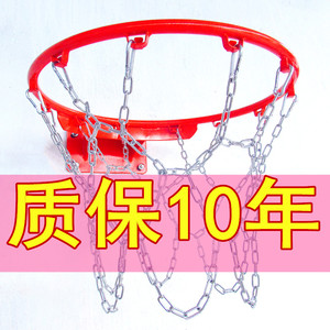 篮球网铁链加粗耐用型框网专业高档户外防晒防雨镀锌不锈钢12扣网