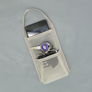 透气网纱镂空手机钥匙包包便携出行迷你手提袋子网眼休闲简约收纳