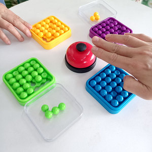 IQ智慧大作战迷你拼球儿童智力益智便携桌游双人对战移动拼图玩具