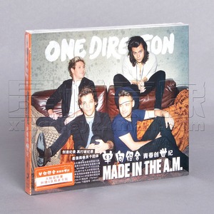 正版单向组合 青春创世纪 One Direction CD+4卡贴