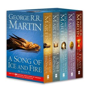 【现货】英文原版 A Song of Ice and Fire 冰与火之歌1-5全套 权力的游戏5册套装 奇幻小说书籍【现货】