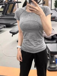 lulu瑜伽短袖T恤Swiftly Tech2.0健身运动训练速干贴身上衣打底衫