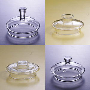 12玻璃盖子高硼硅耐热玻璃盖子茶杯盖煮茶壶烧水壶养生壶盖高透明