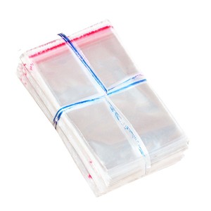 15*24*5丝OPP自粘袋 透明不干胶袋 毛巾包装袋 塑料袋 500个售价