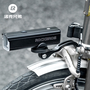 折叠车前叉灯架自行车灯延伸支架运动相机底座小布铝合金加长配件