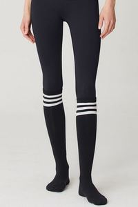新款 秋冬韩国时尚瑜伽袜 健身长袜女户外休闲搭配套袜 显腿长