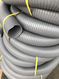 灰色排风管 工业通风管 风琴管 吸尘管 抗压吸排管 塑料波纹管100