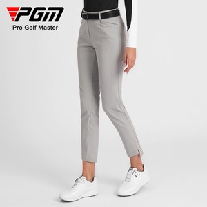 新款高尔夫球裤女士春夏长裤9分裤修身显瘦脚开叉弹力速干运动裤