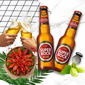 葡萄牙原装进口啤酒 超级波克啤酒super bock mini黄啤酒200ml*24
