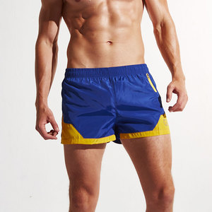 特价男士拼色带里衬系绳速干沙滩裤低腰透气三分裤运动跑步休闲短