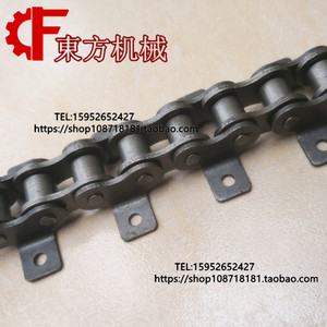 工业输送链条直板传动链条 单侧单孔K1 4分08B-1/5分10A6分12A16A