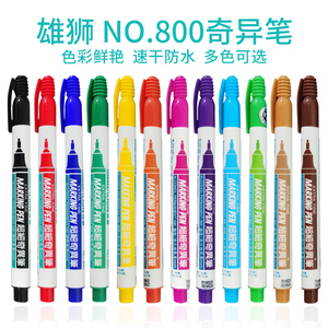 台湾雄狮奇异笔 800 奇异笔 超细油性记号笔 彩色绘画勾线笔0.5mm