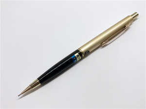 绝版老款少见日本70-80年代金属内构按压出芯自动铅笔0.5mm香槟金